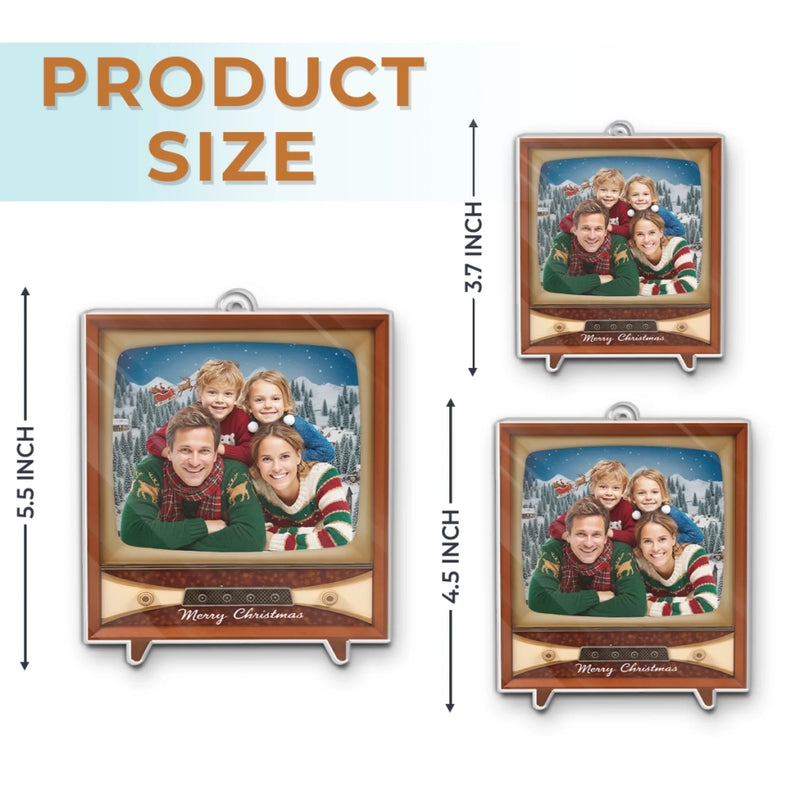 Personalized Photo Acrylic Ornament – Christmas Gift For Family – Where Our Story Sparkles Most