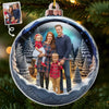 Personalized Photo Acrylic Ornament – Christmas Gift For Family – Memories That Sparkle Forever