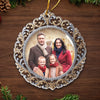 Personalized Photo Acrylic Ornament – Christmas Gift For Family – Where Love Begins And Never Ends