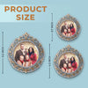 Personalized Photo Acrylic Ornament – Christmas Gift For Family – Where Love Begins And Never Ends