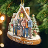 Personalized Photo Acrylic Ornament – Christmas Gift For Family – Christmas Sparkles With Love At Home