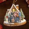 Personalized Photo Acrylic Ornament – Christmas Gift For Family – Christmas Sparkles With Love At Home