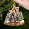 Personalized Photo Acrylic Ornament – Christmas Gift For Family – Christmas Sparkles With Love At Home