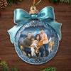 Personalized Photo Acrylic Ornament – Christmas Gift For Family – Family Love Makes Spirits Bright