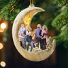 Personalized Photo Acrylic Ornament – Christmas Gift For Family – Love You To The Moon