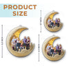 Personalized Photo Acrylic Ornament – Christmas Gift For Family – Love You To The Moon