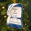Personalized Acrylic Ornament – Christmas, Anniversary Gift For Couple – He Asked, She Said Yes