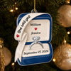 Personalized Acrylic Ornament – Christmas, Anniversary Gift For Couple – He Asked, She Said Yes