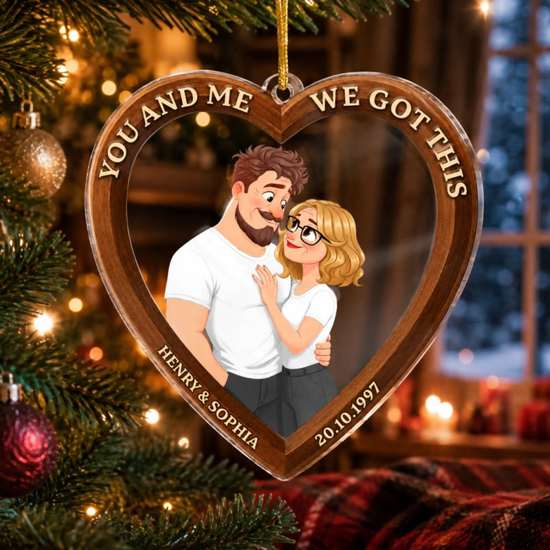 Personalized Acrylic Ornament – Christmas, Anniversary Gift For Couple – Always You & Me