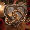 Personalized Acrylic Car Ornament – Anniversary Gift For Couple - Our Perfect Detour