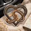Personalized Acrylic Car Ornament – Anniversary Gift For Couple - Our Perfect Detour