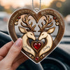 Personalized Acrylic Car Ornament – Anniversary Gift For Couple - Every Road Led to You