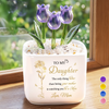 Personalized Glass Everlasting Tulips – Gift For Daughter - Watching You Be a Mom