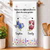 Personalized Kitchen Towel – Gift For Sister, Bestie, Best Friend – Seasoned With Love