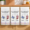 Personalized Kitchen Towel – Gift For Sister, Bestie, Best Friend – Seasoned With Love