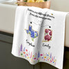 Personalized Kitchen Towel – Gift For Sister, Bestie, Best Friend – Seasoned With Love