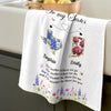 Personalized Kitchen Towel – Gift For Sister, Bestie, Best Friend – Bake Laugh Love