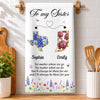 Personalized Kitchen Towel – Gift For Sister, Bestie, Best Friend – Bake Laugh Love