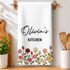 Personalized Kitchen Towel – Gift For Sister, Bestie, Best Friend – Flour Power Sisters