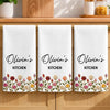 Personalized Kitchen Towel – Gift For Sister, Bestie, Best Friend – Flour Power Sisters