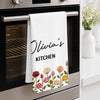 Personalized Kitchen Towel – Gift For Sister, Bestie, Best Friend – Flour Power Sisters