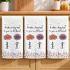 Personalized Kitchen Towel – Gift For Sister, Bestie, Best Friend – Kitchen Happy Place