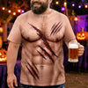 Personalized Funny T-shirt - Halloween Gift For Men, Family - Evil Never Takes A Day Off