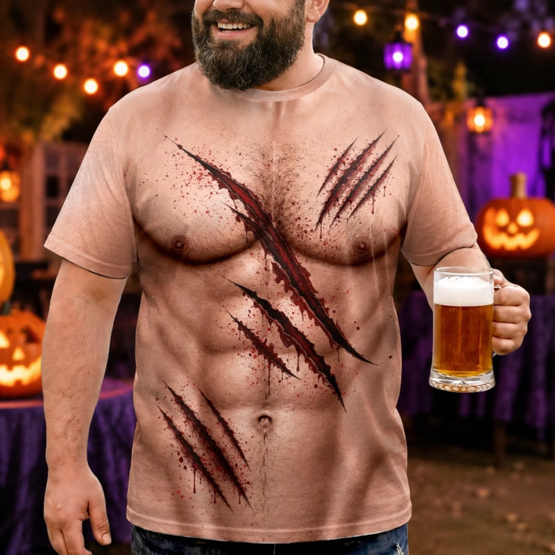 Personalized Funny T-shirt - Halloween Gift For Men, Family - Evil Never Takes A Day Off