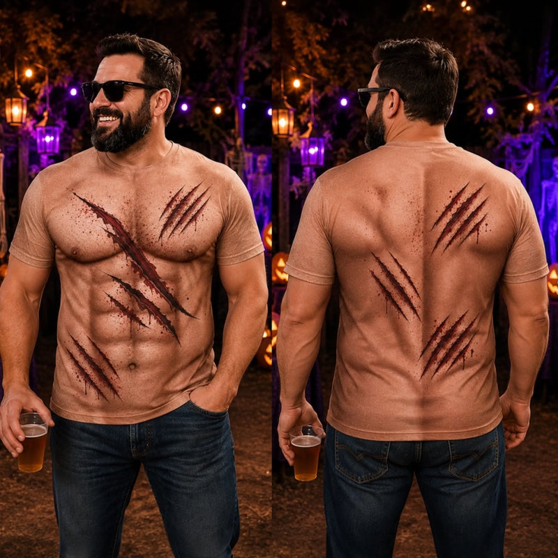 Personalized Funny T-shirt - Halloween Gift For Men, Family - Evil Never Takes A Day Off