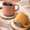 Personalized Pottery Mug - Anniversary Gift For Couple - Love Grows Here