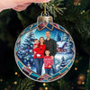 Personalized Photo Acrylic Ornament – Christmas Gift For Family – Love Begins at Home