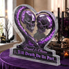 Personalized Acrylic Plaque – Halloween, Anniversary Gift For Couple – Till Death Do Us Part