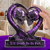 Personalized Acrylic Plaque – Halloween, Anniversary Gift For Couple – Till Death Do Us Part