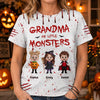 Personalized T-shirt – Halloween Gift For Mom, Grandma – Too Cute To Spook