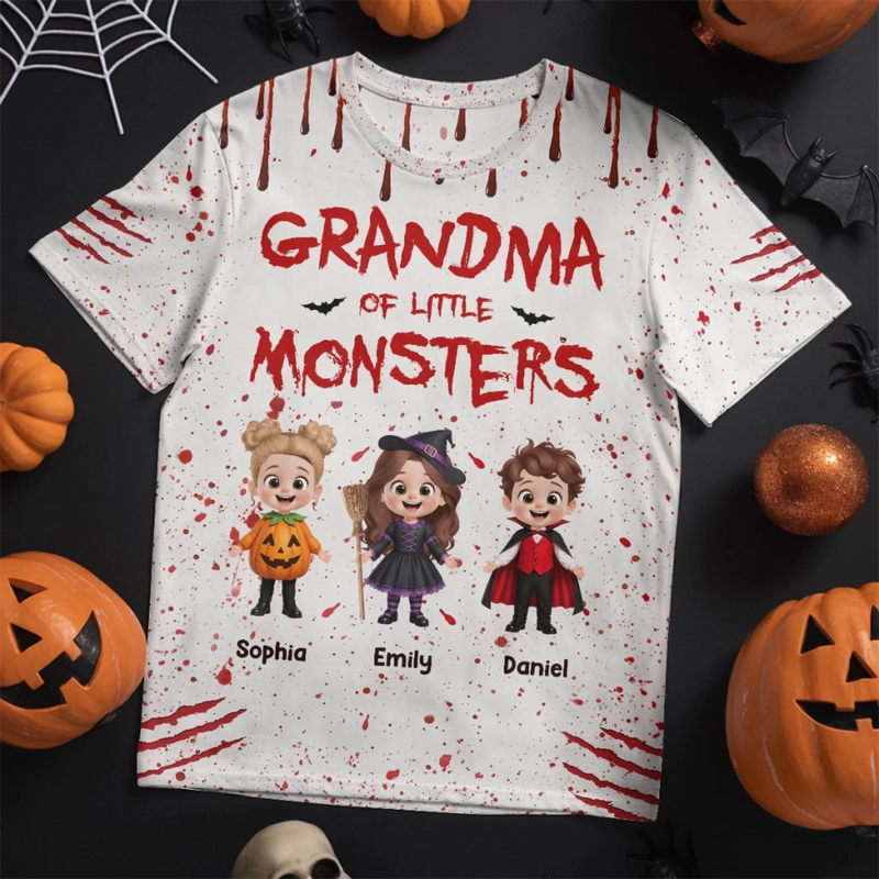 Personalized T-shirt – Halloween Gift For Mom, Grandma – Too Cute To Spook