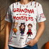 Personalized T-shirt – Halloween Gift For Mom, Grandma – Too Cute To Spook