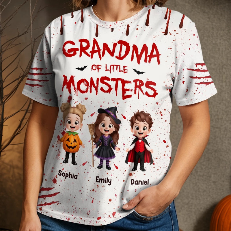 Personalized T-shirt – Halloween Gift For Mom, Grandma – Too Cute To Spook