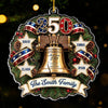 Personalized Acrylic Ornament – America 250th Anniversary, Christmas Gift For Family – Guided By Love And Liberty
