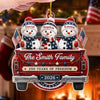 Personalized Acrylic Ornament – America 250th Anniversary, Christmas Gift For Family – Driven By Love United By Freedom