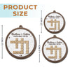 Personalized Wood Ornament – Christmas Gift For Family, Sister, Brother, Sibling – A Sibling Is The Greatest Gift Of Childhood