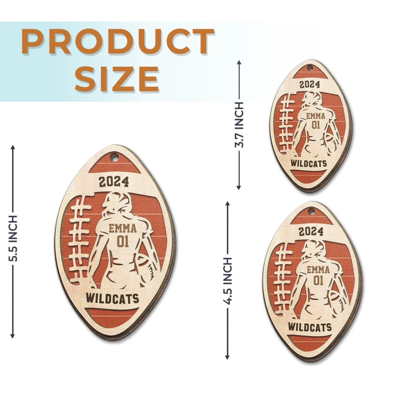 Personalized Wood Ornament – Christmas Gift For Sport Lovers, Football Lovers  – Rucking And Rolling On The Rugby Field