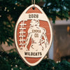 Personalized Wood Ornament – Christmas Gift For Sport Lovers, Football Lovers  – Rucking And Rolling On The Rugby Field