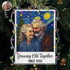 Personalized Photo Acrylic Ornament – Christmas,  Anniversary Gift Couple – Love, Our Best Adventure
