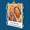 Personalized Photo Acrylic Ornament – Christmas,  Anniversary Gift Couple – Our Christmas Clause
