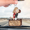 Personalized Photo Car Ornament – Anniversary Gift For Couple – You Make My Heart Skip A Beat