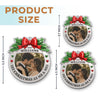Personalized Photo Acrylic Ornament – Christmas, Wedding Gift For Couple, Newlyweds – Our Merry Beginning