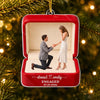 Personalized Photo Acrylic Ornament – Christmas, Wedding Gift For Couple, Newlyweds – A Promise Forever