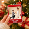 Personalized Photo Acrylic Ornament – Christmas, Wedding Gift For Couple, Newlyweds – A Promise Forever