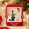 Personalized Photo Acrylic Ornament – Christmas, Wedding Gift For Couple, Newlyweds – A Promise Forever