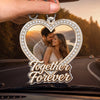 Personalized Photo Acrylic Car Ornament – Anniversary Gift For Couple - Miles Mean Nothing